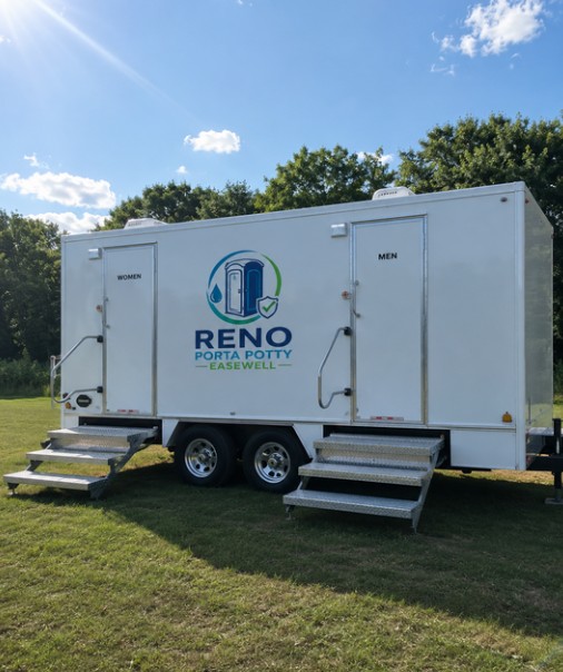 Luxury restroom trailer rental Reno